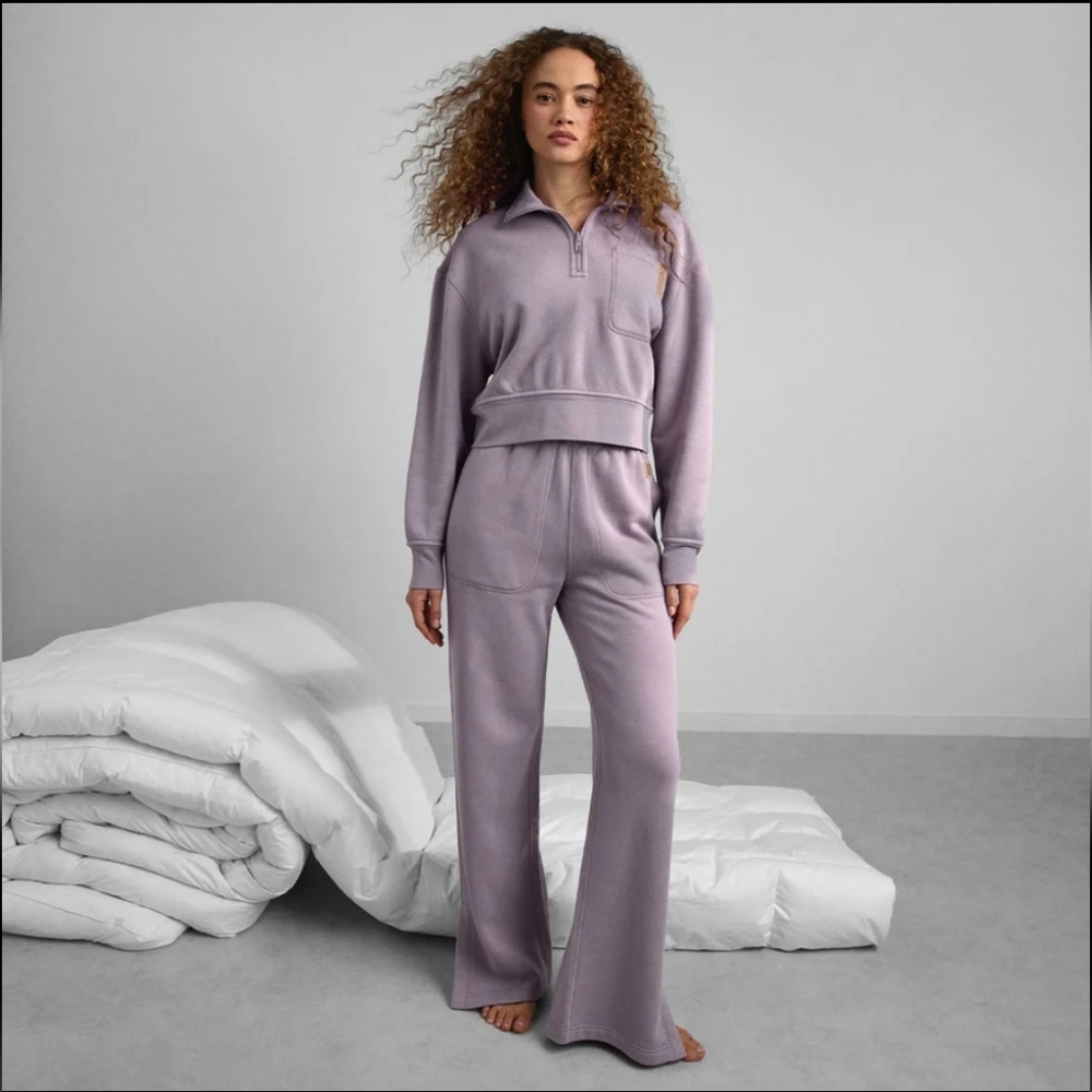 Lunya Lavender Silksweat Midweight Set